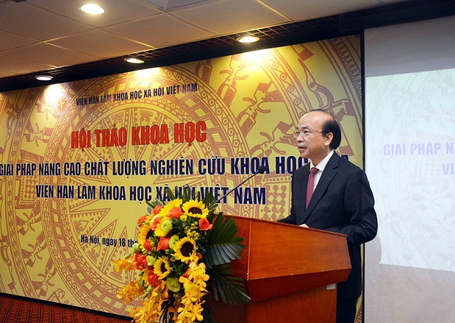 Hội thảo khoa học “Giải pháp nâng cao chất lượng nghiên cứu khoa học của Viện Hàn lâm Khoa học xã hội Việt Nam”